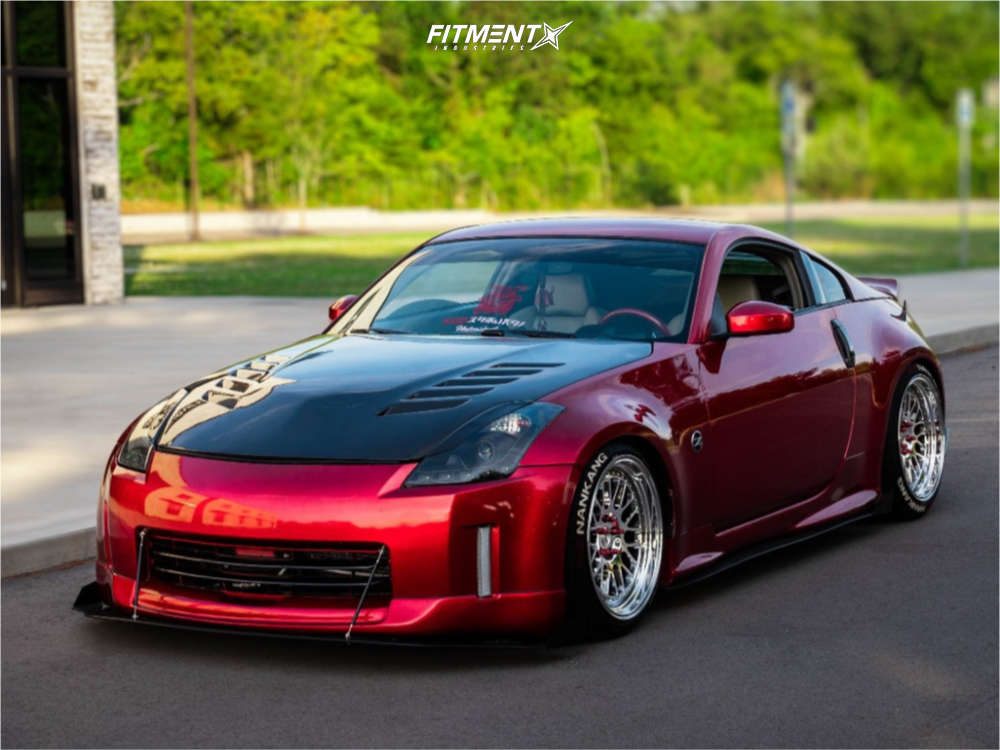 2006 Nissan 350Z Touring with 19x9.5 Whistler Sk1 and Nankang 225x40 on  Coilovers | 1795287 | Fitment Industries