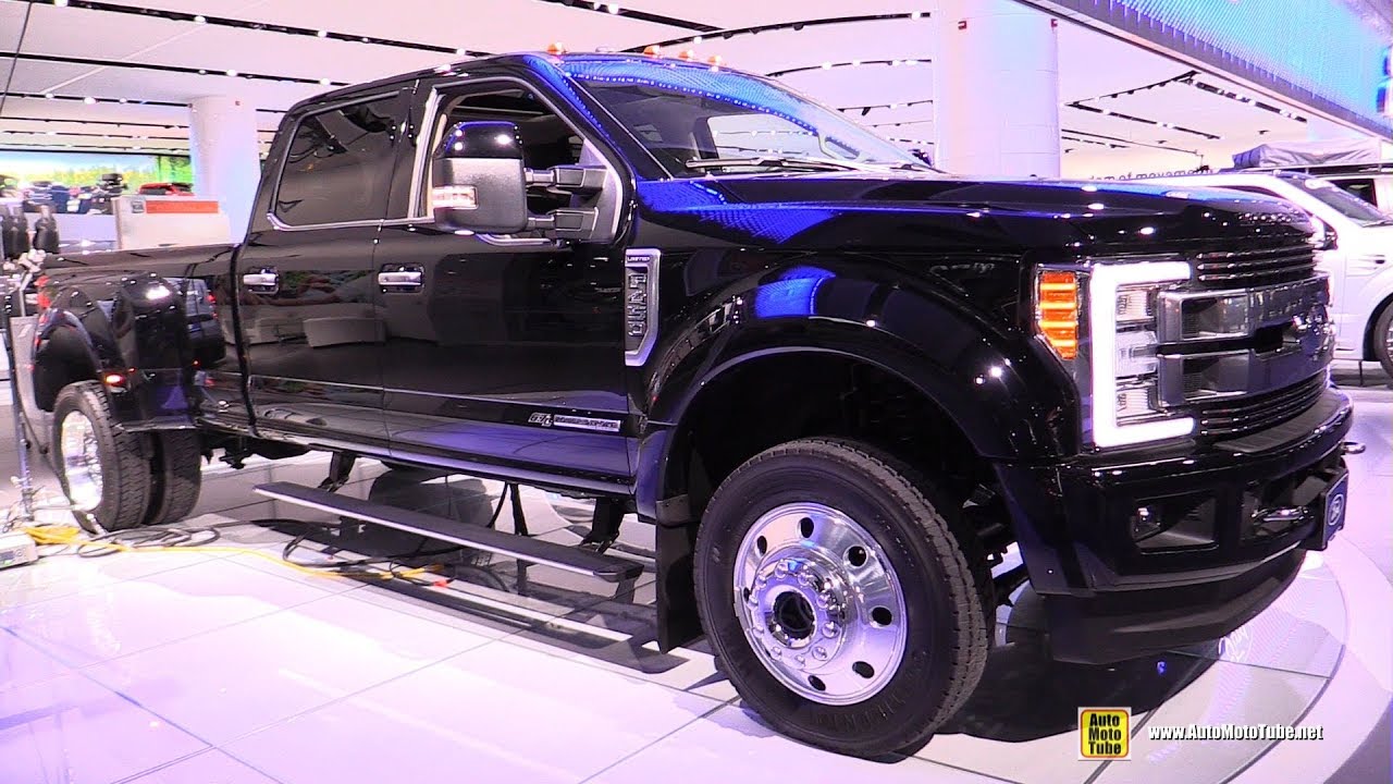 2018 Ford F450 Super Duty Limited - Exterior and Interior Walkaround - 2018  Detroit Auto Show - YouTube