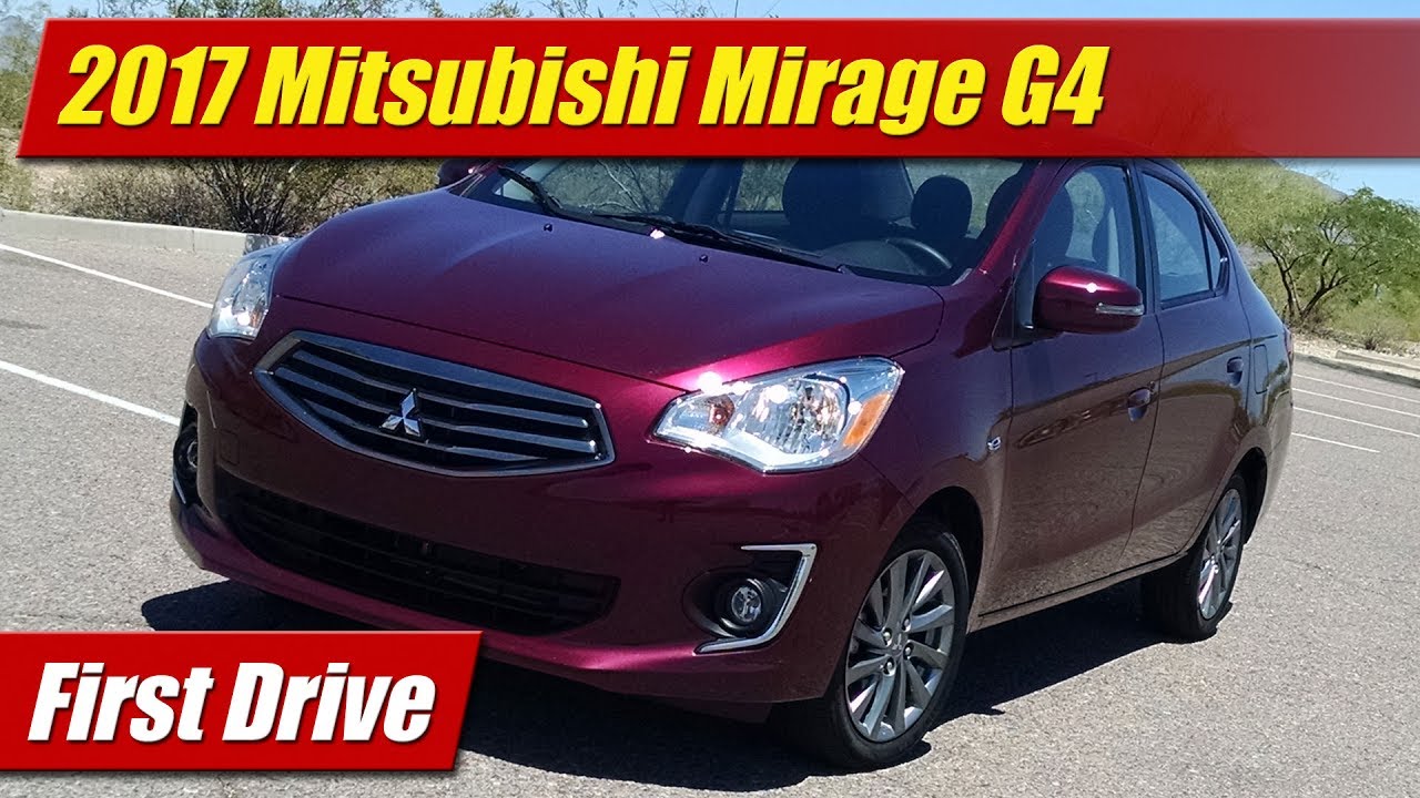 2017 Mitsubishi Mirage G4: First Drive - YouTube