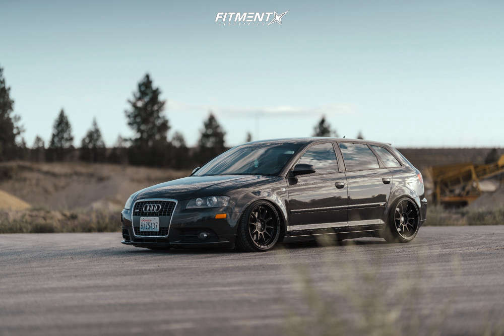 2008 Audi A3 Quattro Base with 18x9.5 ESR Cs12 and Achilles 215x35 on  Coilovers | 1794689 | Fitment Industries