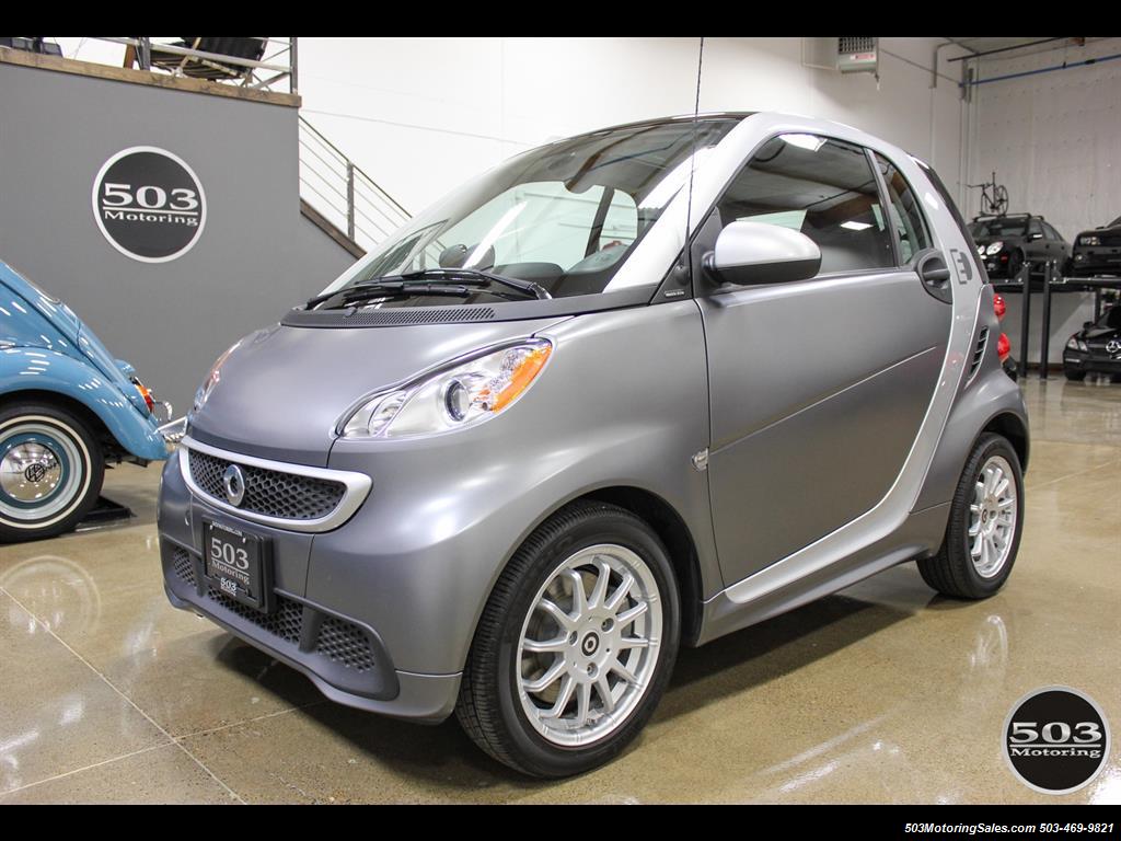 2013 Smart fortwo passion electric; Matte Gray w/ Less than 6k Miles