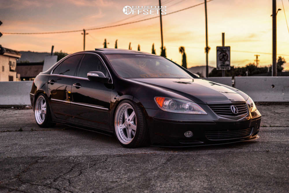 2005 Acura RL with 19x8.5 22 ESR SR04 and 235/35R19 Hankook Ventus V12 Evo  2 and Coilovers | Custom Offsets