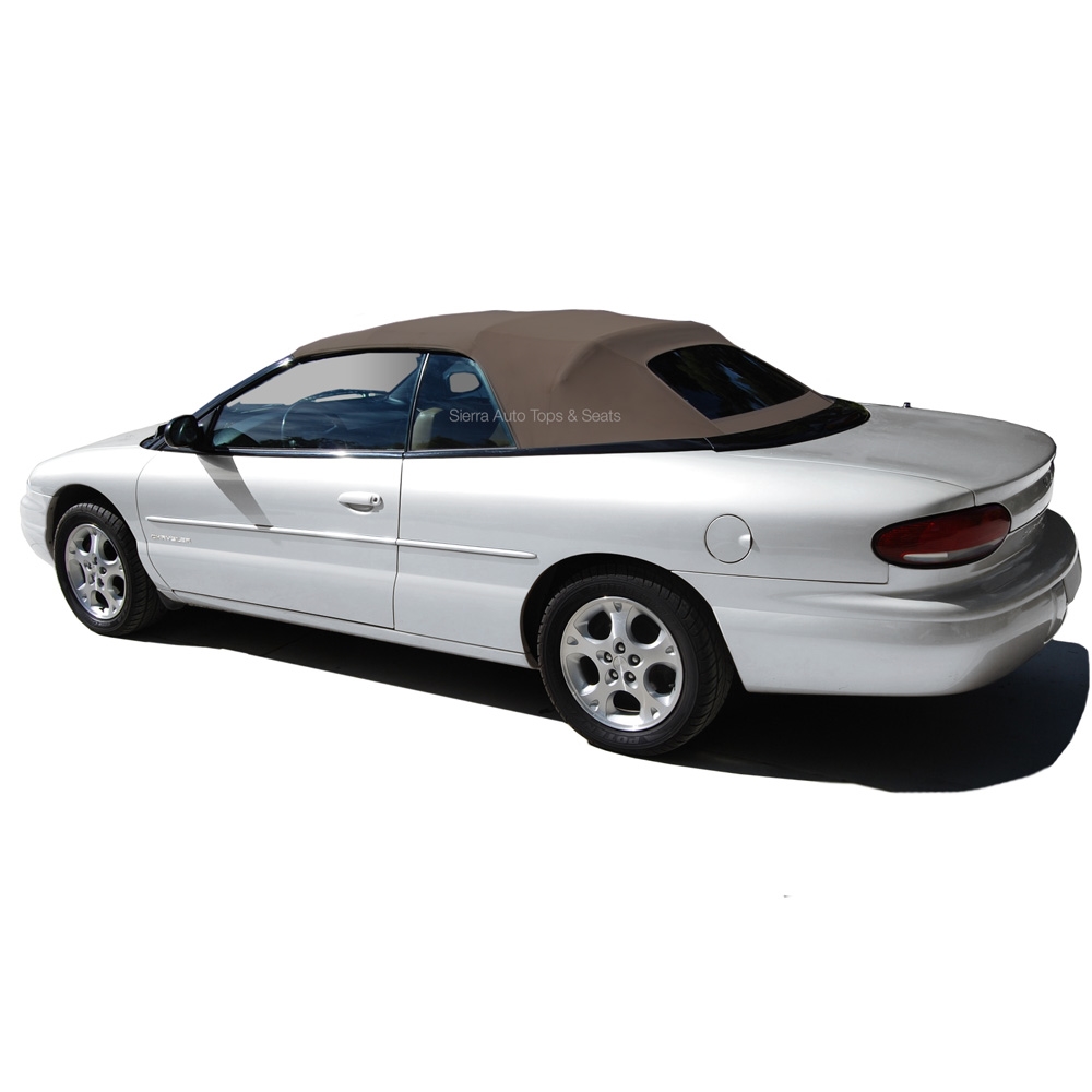 1996-2000 Chrysler Sebring Convertible Tops - Black Sailcloth Vinyl