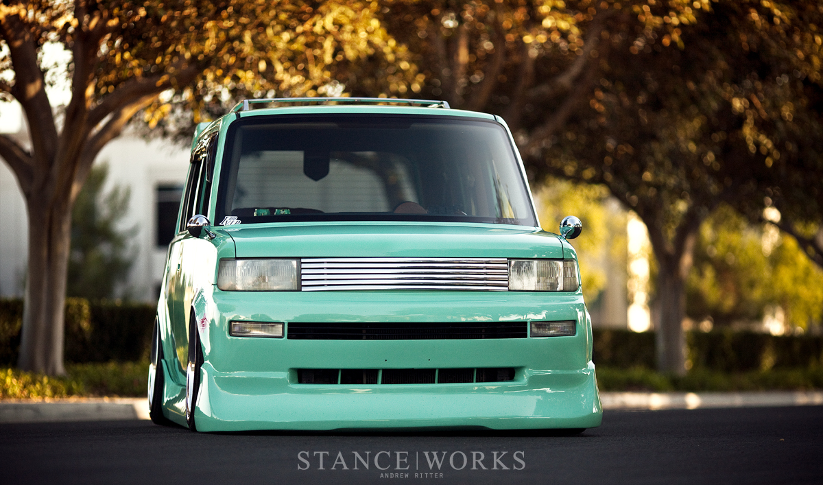An Artist's Canvas – Todd Nakanishi's Bagged Scion xB – StanceWorks