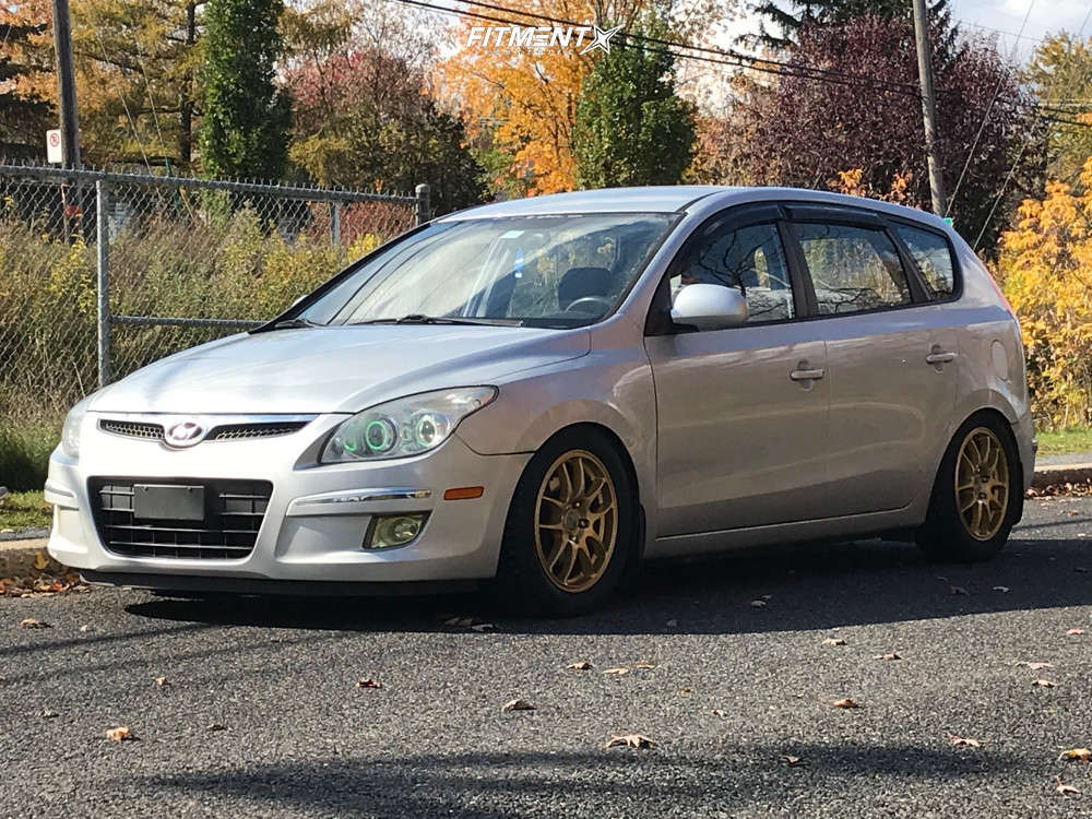 2009 Hyundai Elantra Touring with 16x6.5 RSSW Velocity and Nokian 205x55 on  Coilovers | 855076 | Fitment Industries