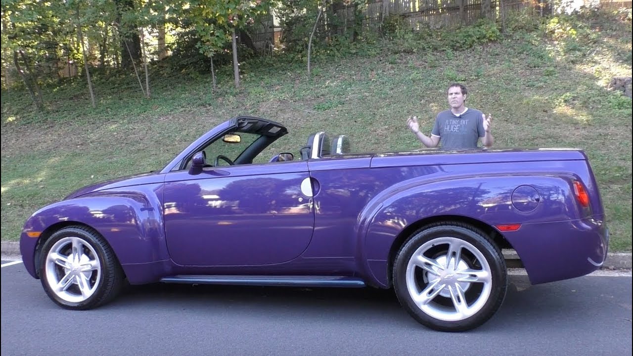 The Chevy SSR Was a Crazy $50,000 Retro Convertible Pickup Truck - YouTube