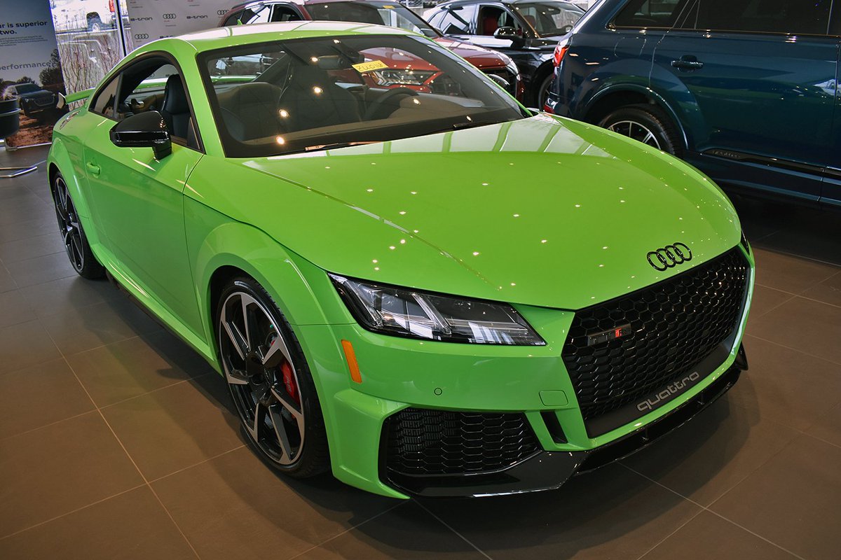 Audi West Chester on Twitter: "Did you forget to wear green today? Luckily,  this 2021 Audi TT RS didn't forget its unique Kyalami Green outfit for the  occasion. Happy Saint Patrick's Day! #