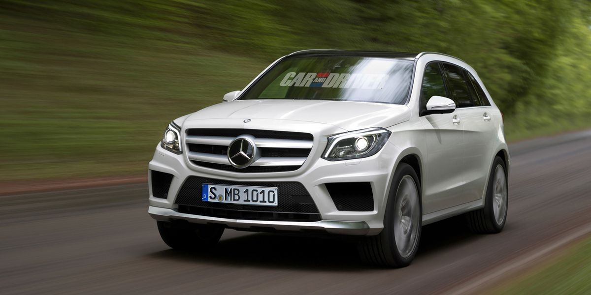 2016 Mercedes-Benz GLK-class Spied and Rendered
