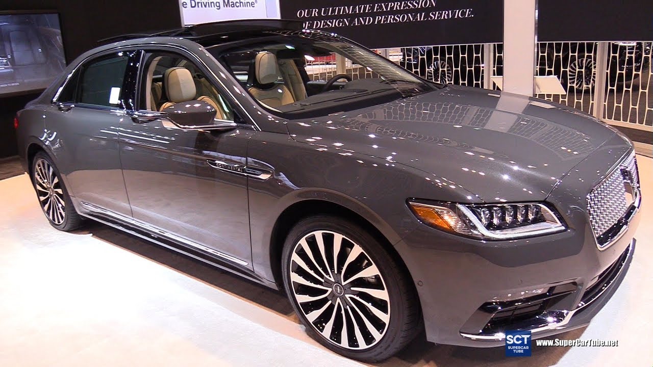 2018 Lincoln Continental Black Label - Exterior and Interior Walkaround -  2018 Chicago Auto Show - YouTube