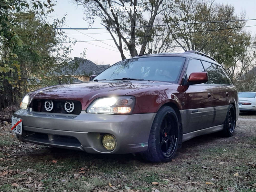 2004 Subaru Outback L.L. Bean with 18x8.5 Aodhan Ah08 and Nitto 235x40 on  Lowering Springs | 1335452 | Fitment Industries