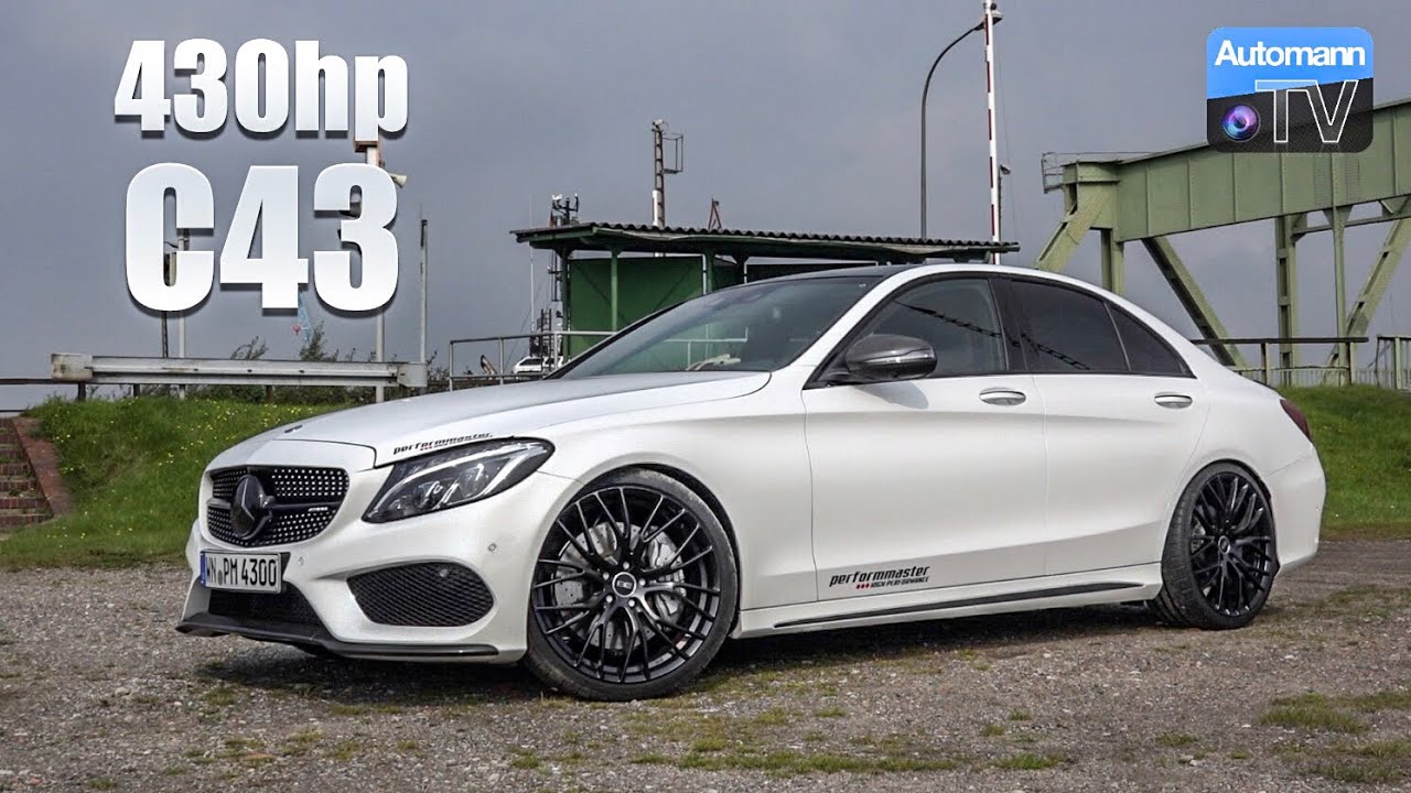 2018 Mercedes-AMG C43 (430hp) - DRIVE & SOUND (60FPS) - YouTube