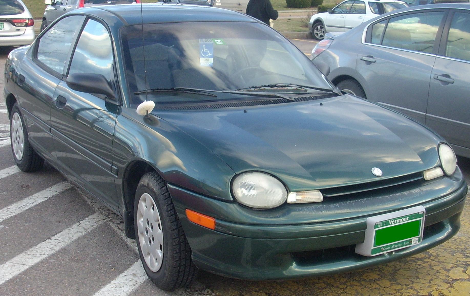 File:1997-99 Plymouth Neon Sedan.jpg - Wikimedia Commons
