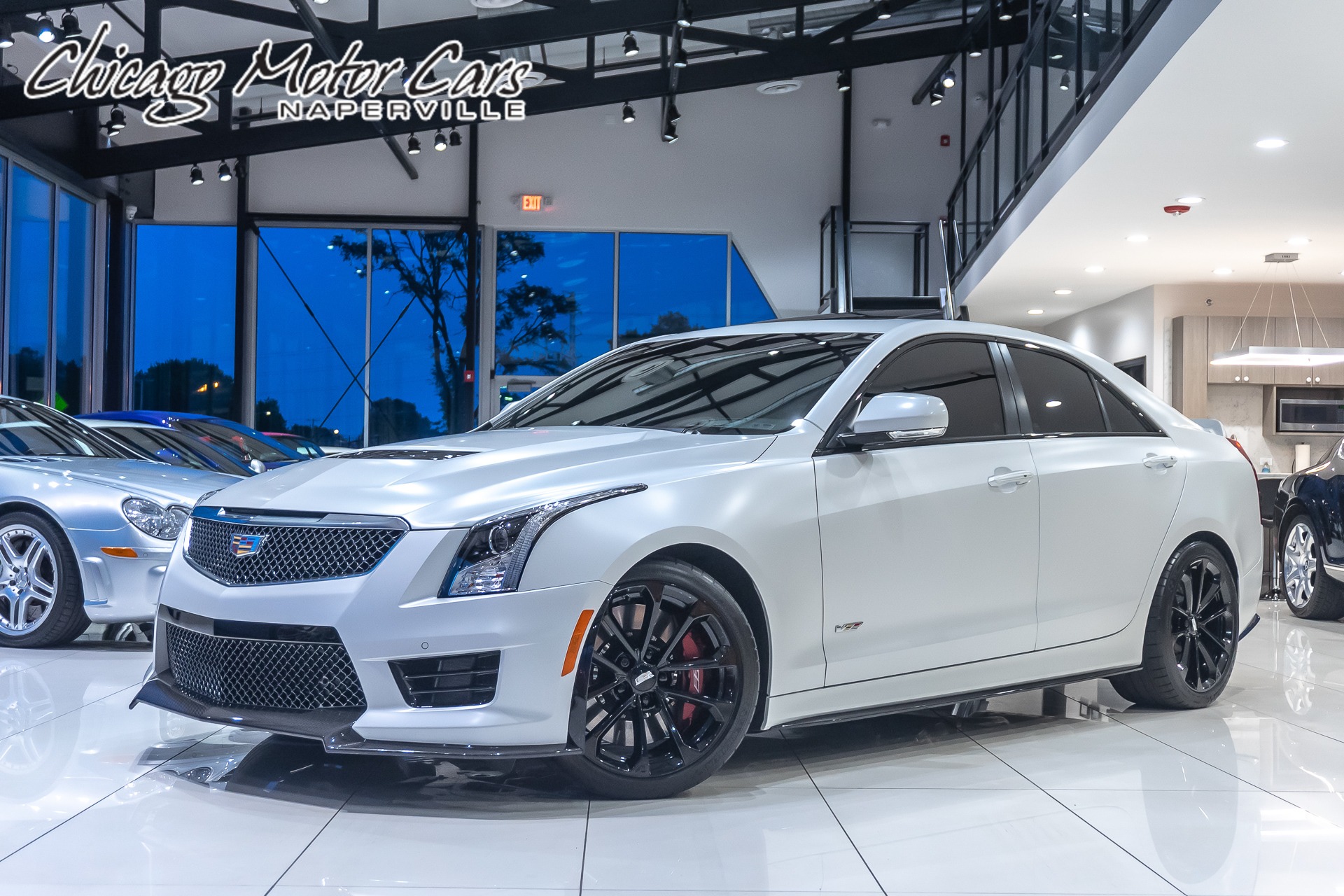 Used 2016 Cadillac ATS-V Sedan **#21 OF 102 CRYSTAL WHITE FROST EDITION**  For Sale (Special Pricing) | Chicago Motor Cars Stock #16262