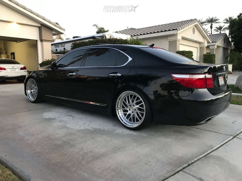 2008 Lexus LS460 L with 21x9.5 Heritage Okayama and Achilles 235x35 on Air  Suspension | 686177 | Fitment Industries