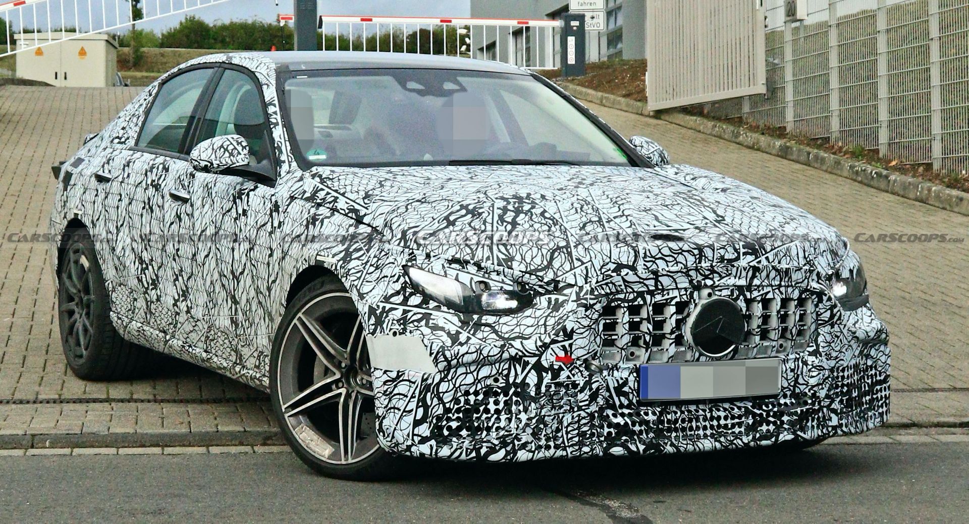 Muscled Up 2022 Mercedes-AMG C63 Makes Spy Debut With Mystery Powertrain |  Carscoops