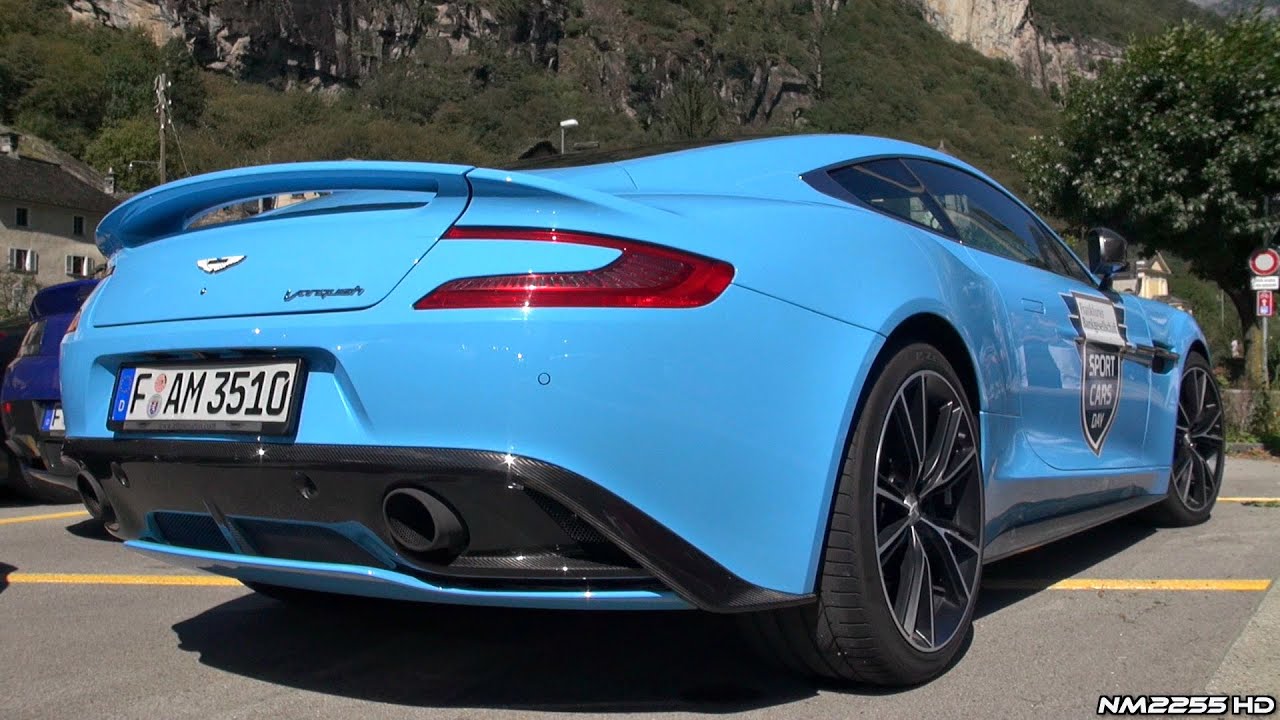 Aston Martin Vanquish V12 Engine Symphony - YouTube