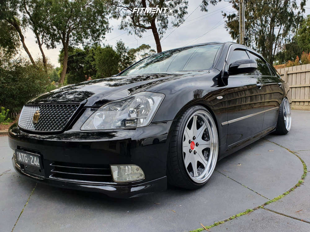 2005 Lexus GS430 Base with 19x8.5 Leon Hardiritt Waffe and Achilles 215x35  on Coilovers | 1419700 | Fitment Industries