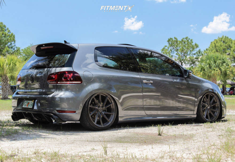 2010 Volkswagen GTI Base with 19x8.5 Stance Sf-01 and Hankook 225x35 on Air  Suspension | 709809 | Fitment Industries