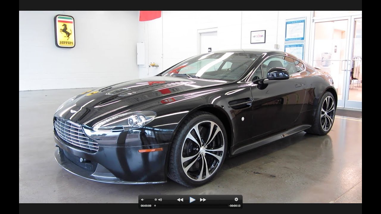 2011 Aston Martin V12 Vantage Carbon Black Edition Start Up, Exhaust, and  In Depth Tour - YouTube