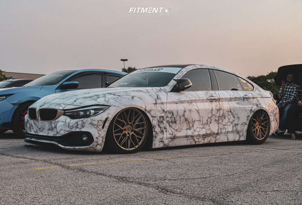 2019 BMW 440i XDrive Gran Coupe Base with 19x9.5 Niche Gamma and  Bridgestone 245x45 on Air Suspension | 1807525 | Fitment Industries