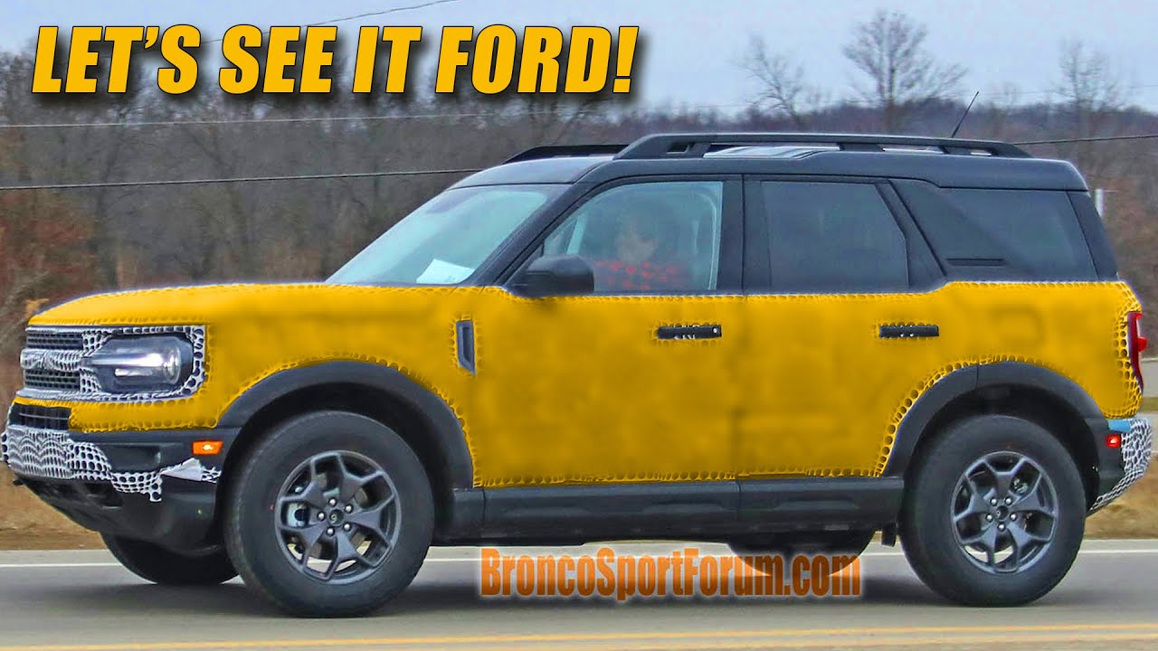 2021 Ford Bronco Sport Spied - This Is It! - YouTube