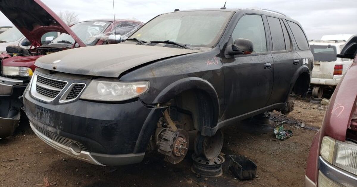 Junkyard Find: 2005 Saab 9-7X Linear | The Truth About Cars