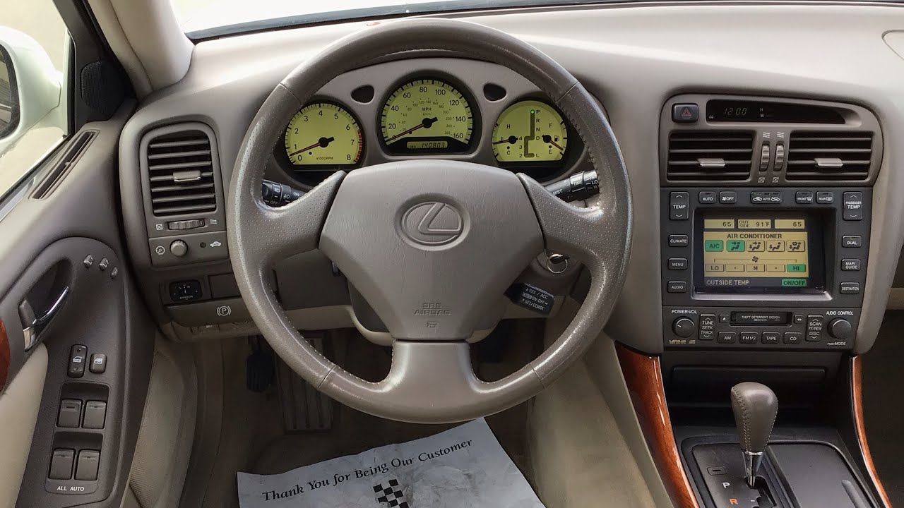 1998 Lexus GS300 POV Test Drive - YouTube