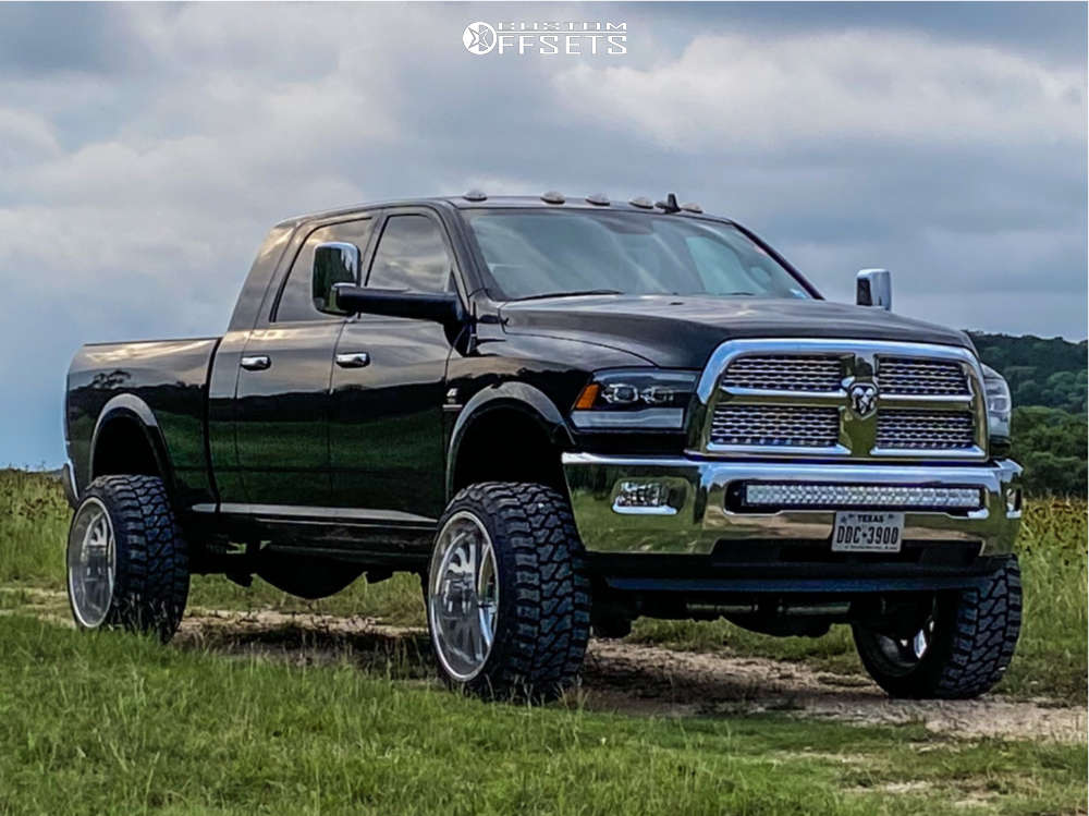 2014 Ram 3500 with 24x14 -73 American Force Blade SS and 35/13.5R24 Fury  Offroad Country Hunter MTII and Suspension Lift 4" | Custom Offsets