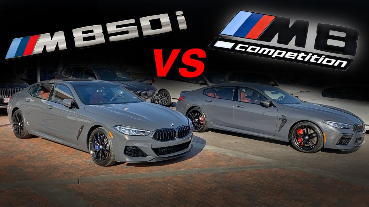 2022 BMW M850i vs. M8 Competition (Gran Coupe) - YouTube