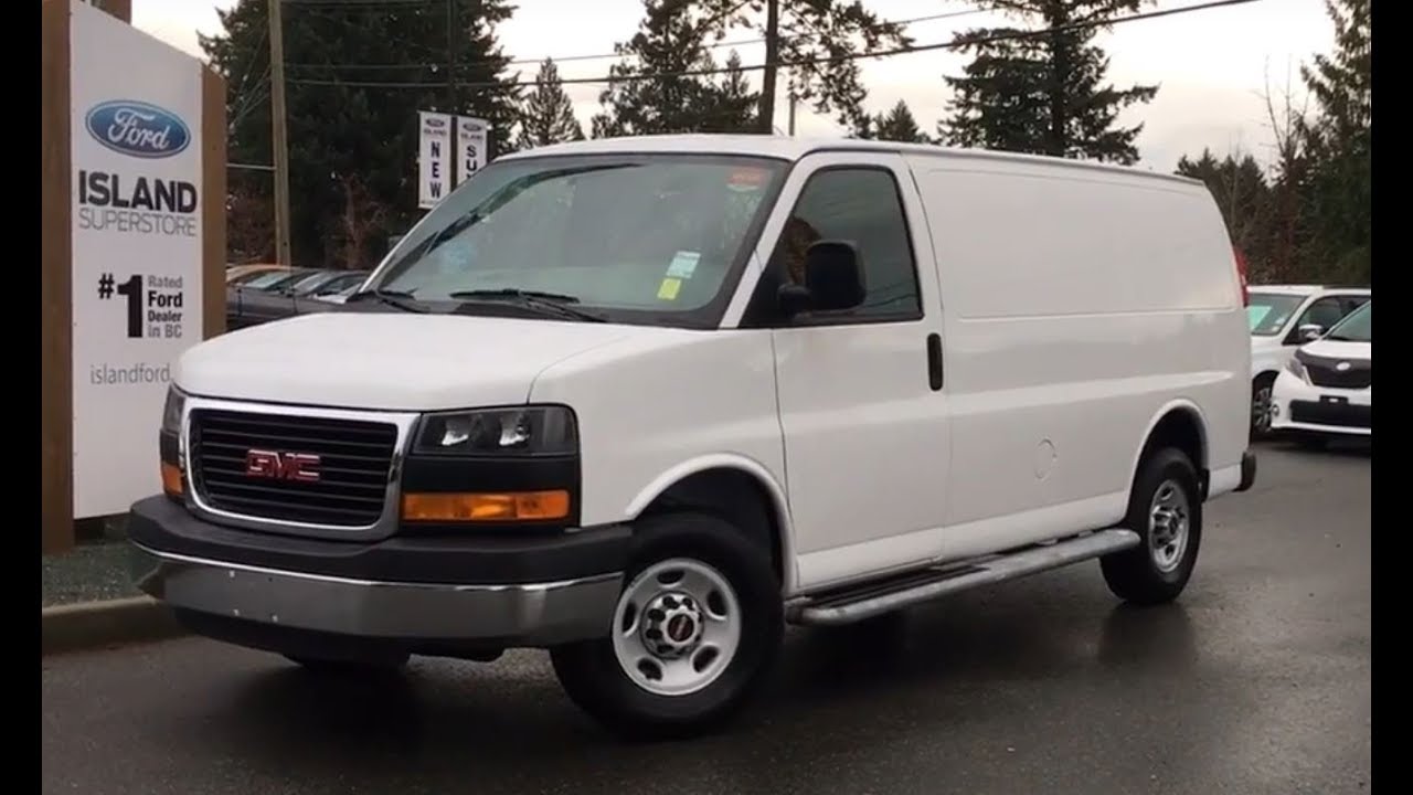 2015 GMC Savana Cargo Van CARGO, V8, Running Boards, privacy Wall Review|  Island Ford - YouTube