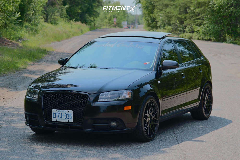 2007 Audi A3 Base with 18x9 Fast FC-12 and General 235x45 on Stock  Suspension | 1776297 | Fitment Industries