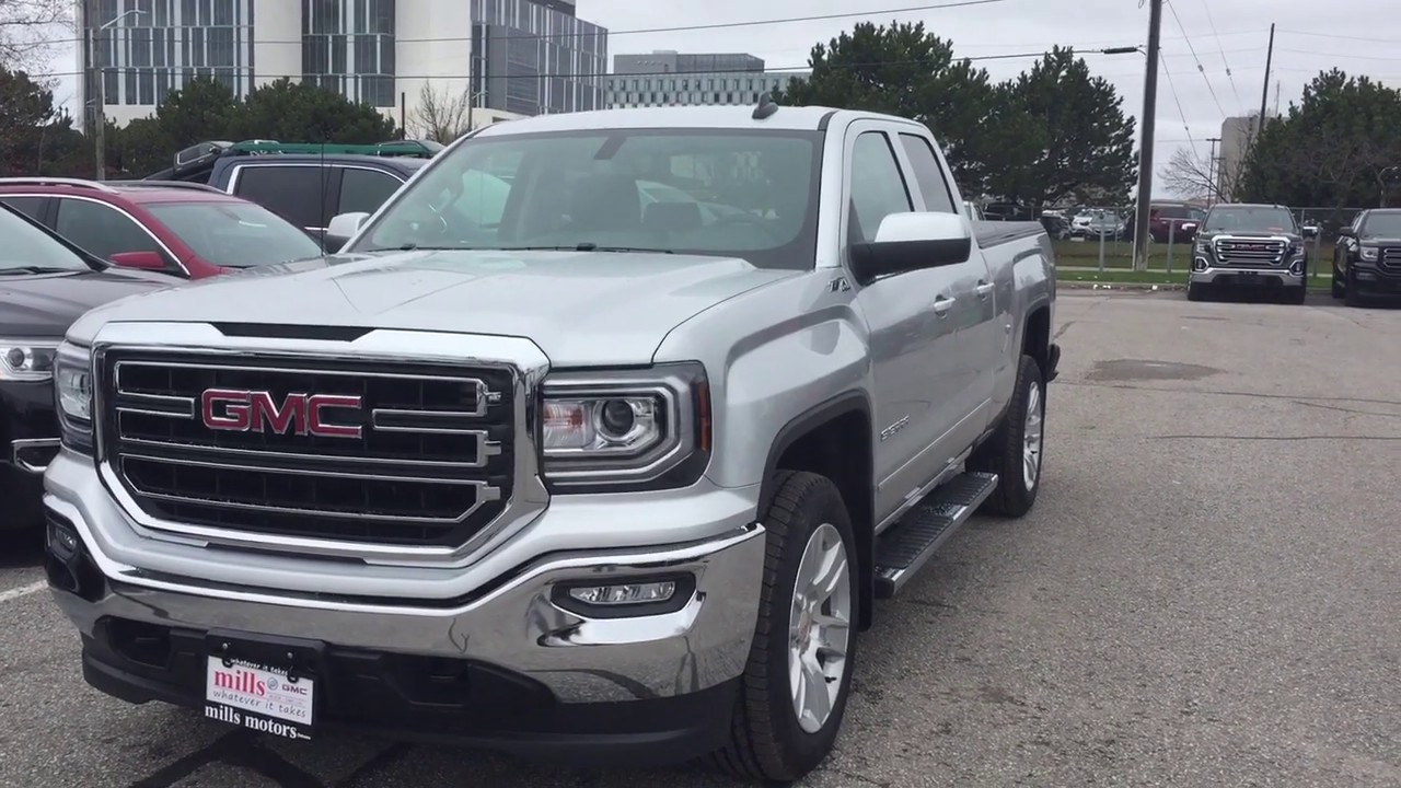 2019 GMC Sierra 1500 Limited Double Cab SLE Z71 Heated Front Seats Silver  Oshawa ON Stock #191030 - YouTube