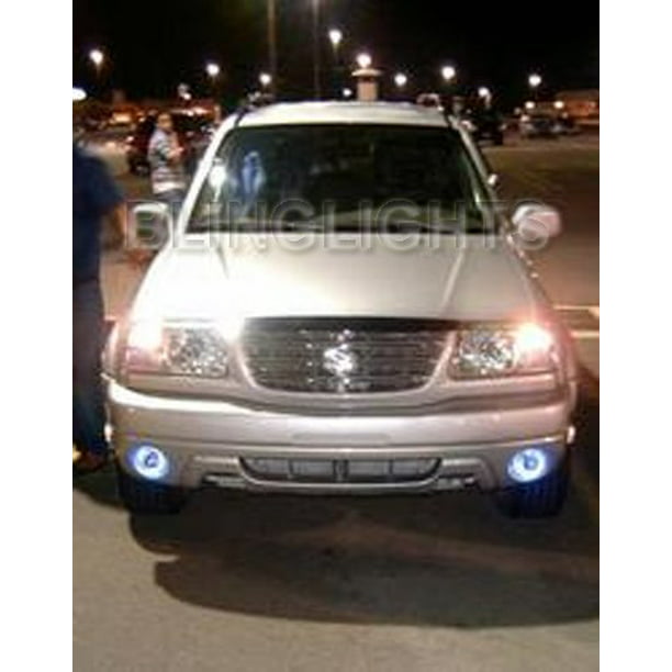 2002 2003 2004 Suzuki Grand Vitara Halo Angel Eye Fog Lights Lamps -  Walmart.com