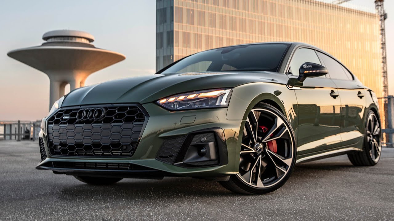 SICK SPEC! NEW 2021 AUDI A5 SPORTBACK - BEST LOOKING A5 EVER? RS5-Looks!  45TFSI, district green etc - YouTube