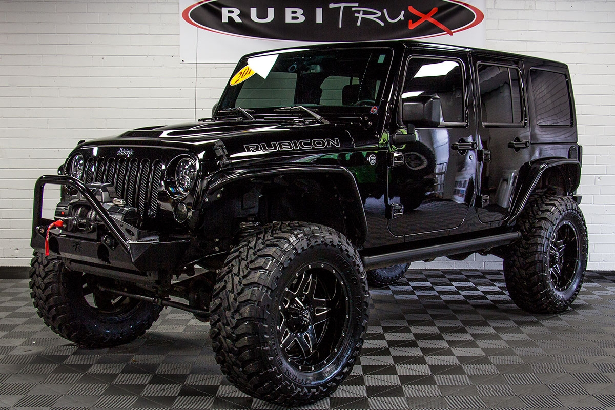 Pre-Owned 2015 Jeep Wrangler Rubicon Unlimited Black