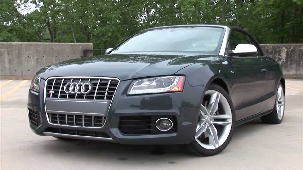 2011 Audi S5 Cabriolet - Drive Time Review | TestDriveNow - YouTube