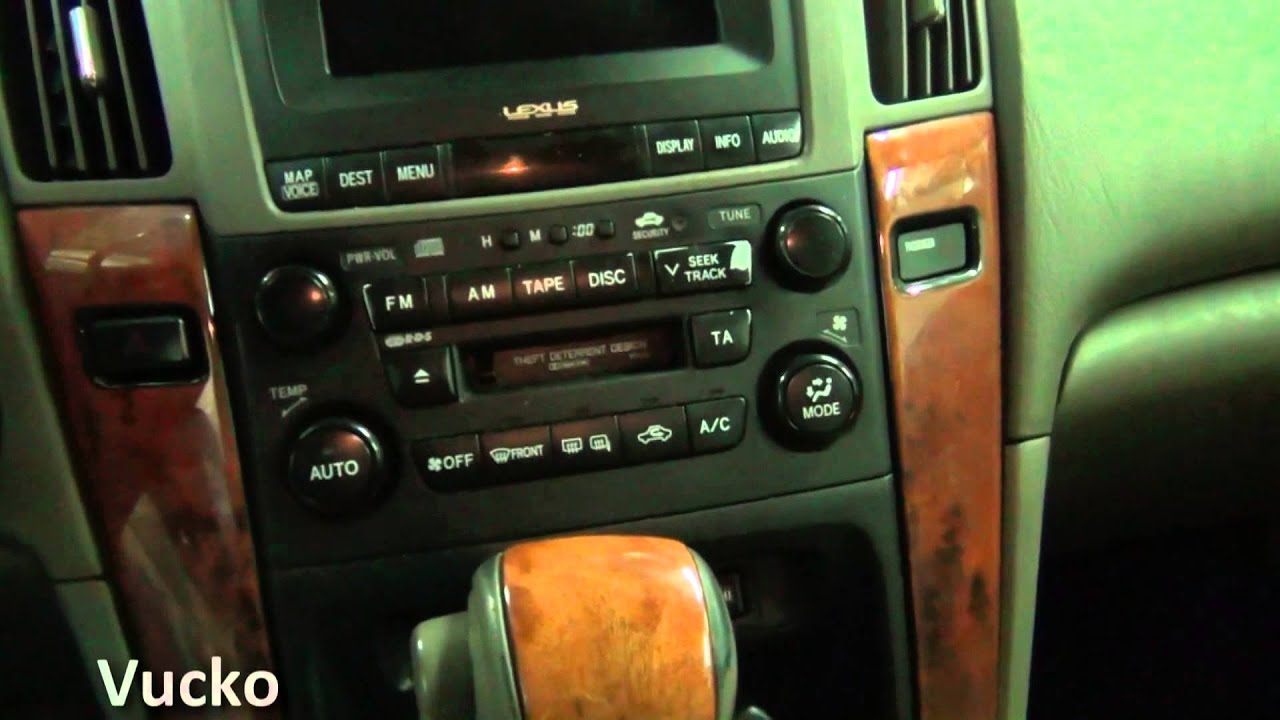 Lexus RX300 - Interior Look Around - YouTube