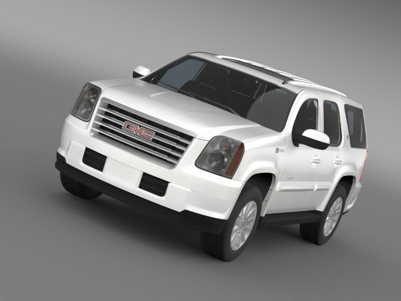 GMC Yukon Hybrid 2013 - 3D Model by Creator 3D