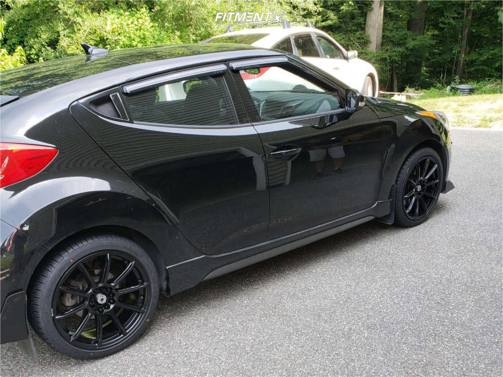 2014 Hyundai Veloster Turbo with 18x8 Konig Control and Nankang 225x40 on  Stock Suspension | 751106 | Fitment Industries