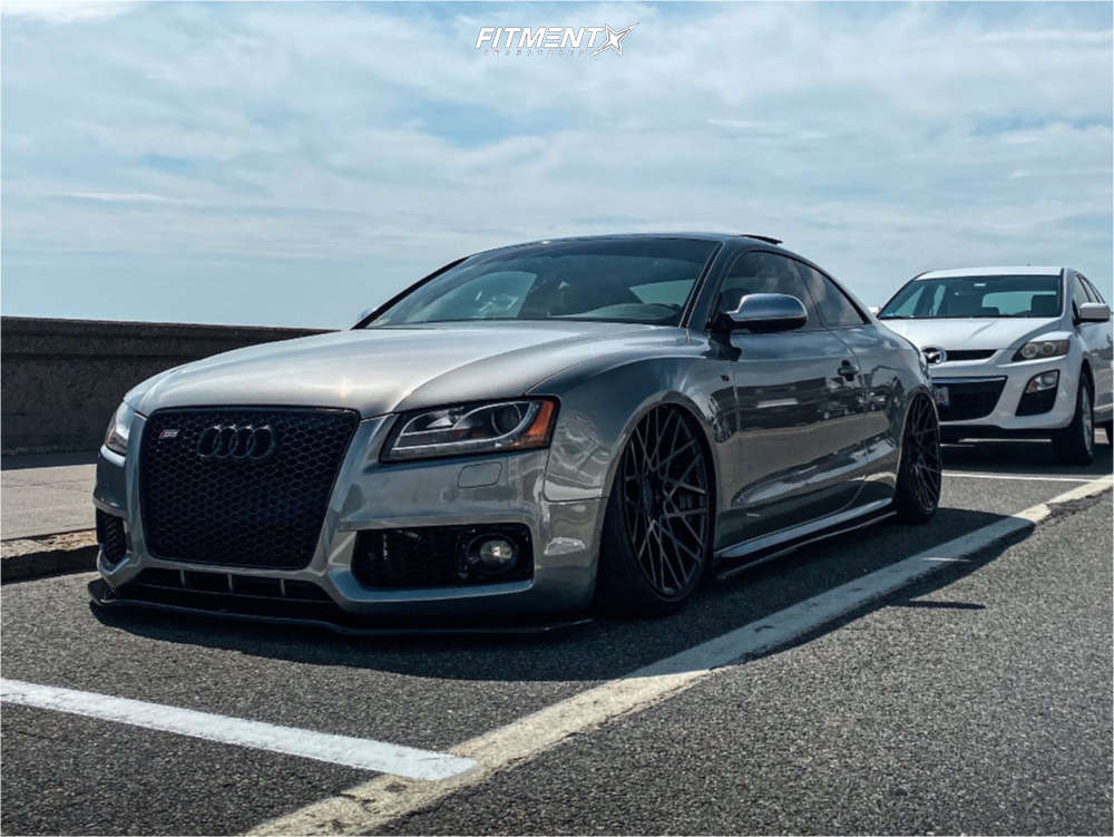2010 Audi S5 Premium Plus quattro 2dr Coupe AWD (4.2L 8cyl 6A) with 20x10  Rotiform Blq and Vercelli 255x35 on Air Suspension | 1238103 | Fitment  Industries