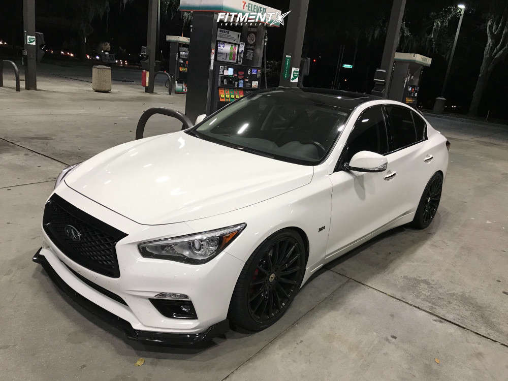 2020 INFINITI Q50 Luxe with 20x8.5 Asanti ABL-14 and Achilles 245x35 on  Coilovers | 1528354 | Fitment Industries