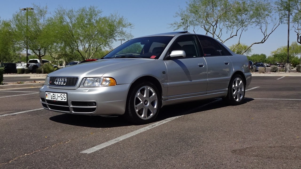 2000 Audi B5 S4 in Silver Paint & V6 Biturbo Engine Sound on My Car Story  with Lou Costabile - YouTube