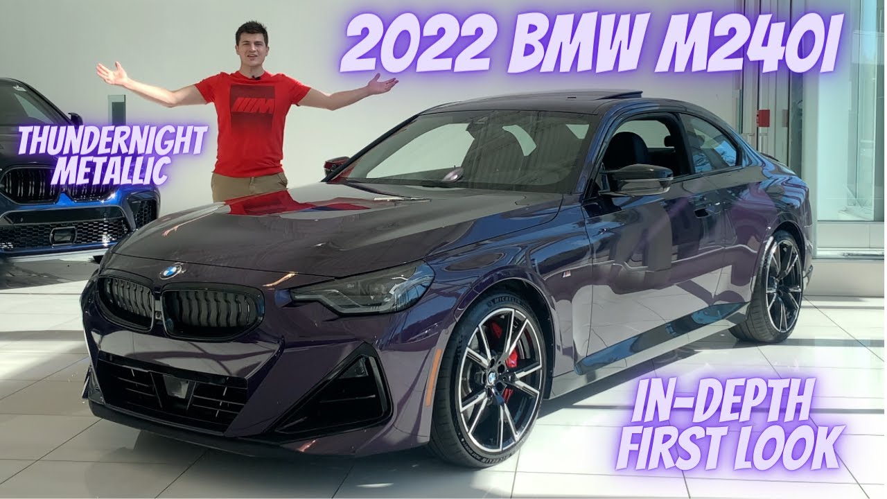 2022 BMW M240i In-Depth Walk Around of Pre-Production unit! - YouTube