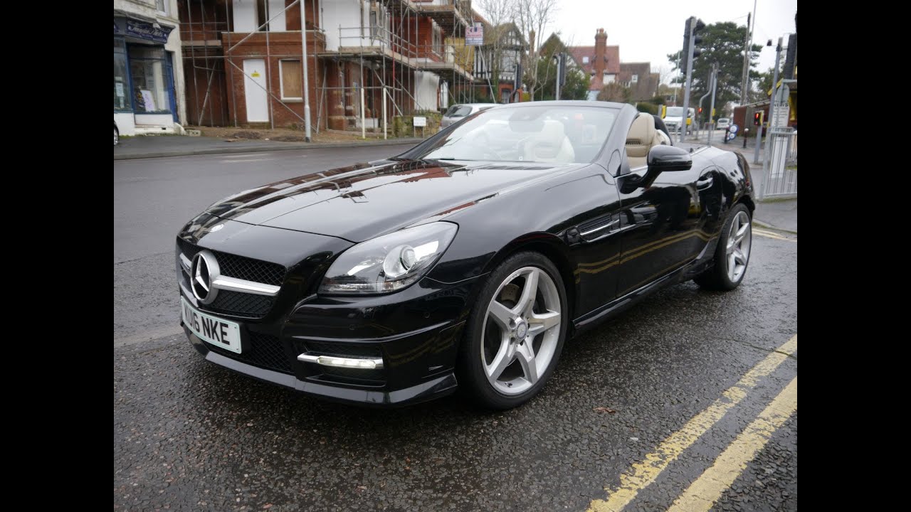 2016 Mercedes-Benz SLK 200 2.0 AMG Sport Virtual Tour / Walkaround / Review  - YouTube