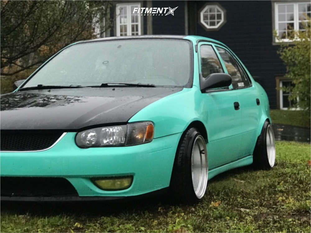 2002 Toyota Corolla CE with 15x9.5 Rota Kyusha and Toyo Tires 195x45 on  Coilovers | 531059 | Fitment Industries