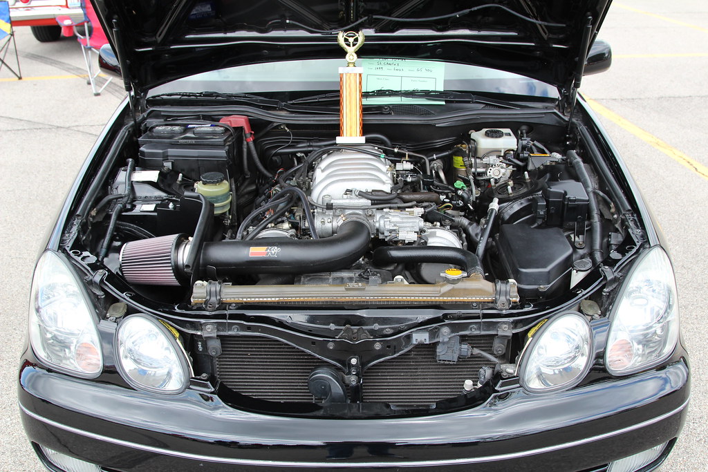 1999 Lexus GS400 engine | With K&N Filter modification. | Flickr