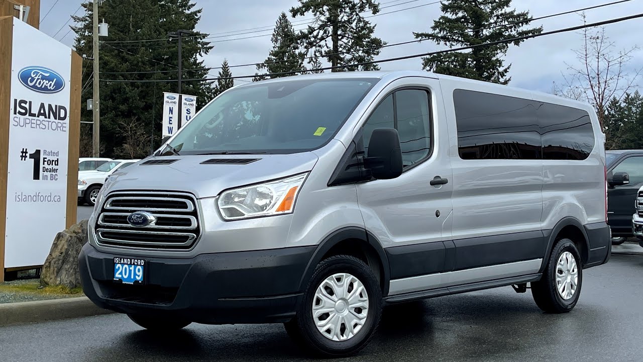 2019 Ford Transit 150 Passenger Van+ Seats 8, Reverse Camera, RWD Review |  Island Ford - YouTube