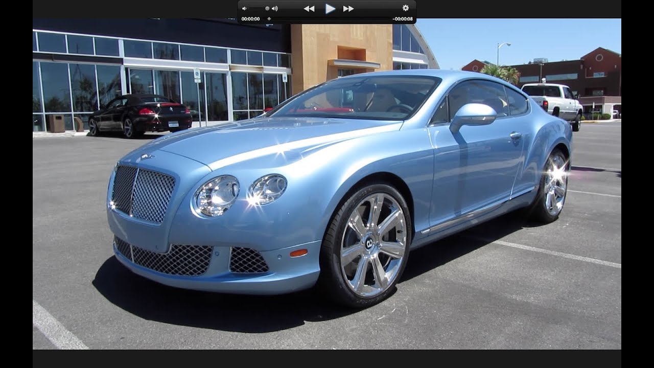 2012 Bentley Continental GT Start Up, Exhaust, and In Depth Tour - YouTube