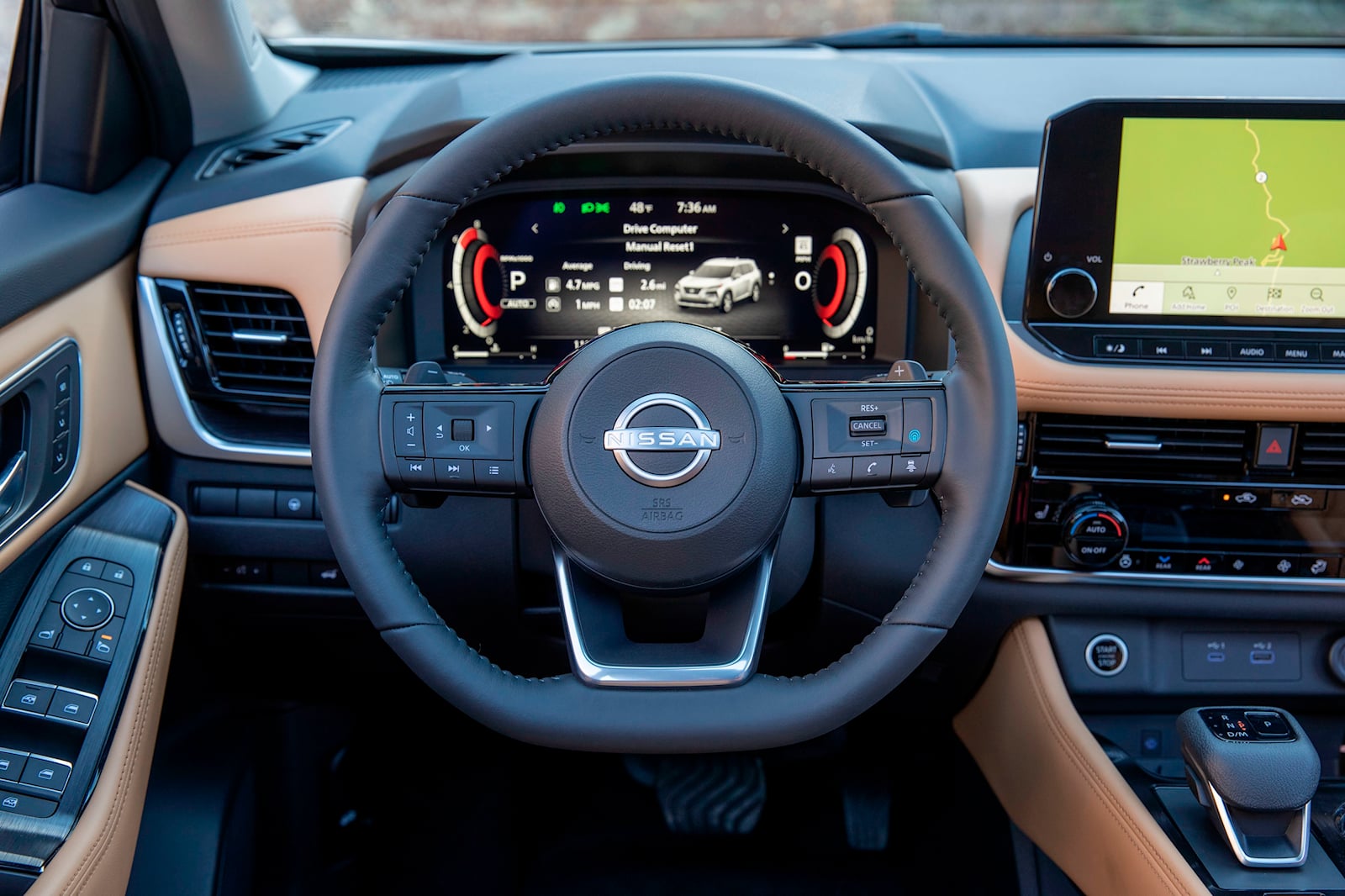 2023 Nissan Rogue Interior Dimensions: Seating, Cargo Space & Trunk Size -  Photos | CarBuzz