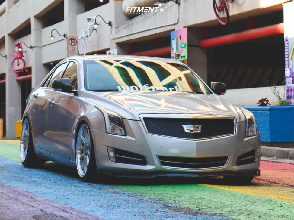 2013 Cadillac ATS Performance with 19x8.5 ESR Cs12 and Federal 215x35 on  Coilovers | 1725914 | Fitment Industries